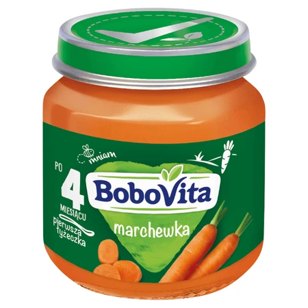 BoboVita Ланч, морква, після 4 місяців, 125 г: ціни та характеристики