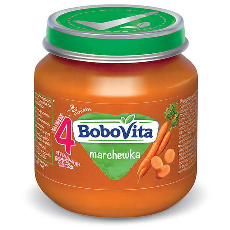BoboVita Ланч, морква, після 4 місяців, 125 г: ціни та характеристики