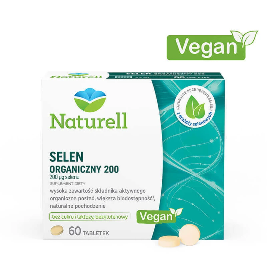 Naturell Organic Selenium 200, 60 таблеток: ціни та характеристики