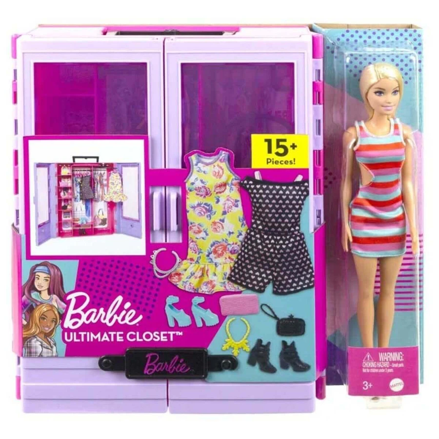 Гардероб та набір для ляльки Барбі, Barbie: ціни та характеристики