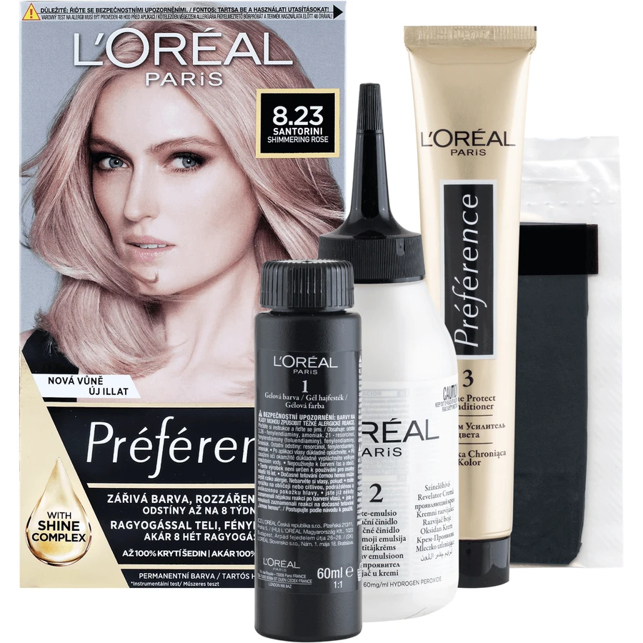 L'Oréal Paris Фарба для волосся Récital Préférence Відтінок: 8.23 Мерехтлива троянда: ціни та характеристики