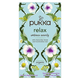 Фіточай Pukka Relax Organic  з ромашкою, фенхелем і алтеєм, пакетики, №20