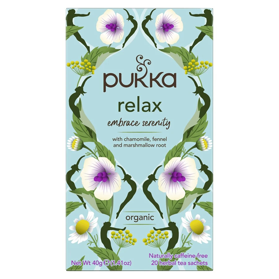 Фіточай Pukka Relax Organic з ромашкою, фенхелем і алтеєм, пакетики, №20: ціни та характеристики