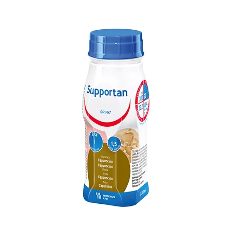 Спеціальний напій Fresenius Kabi Supportan Drink, зі смаком капучіно, 4 шт.x 200 мл: ціни та характеристики