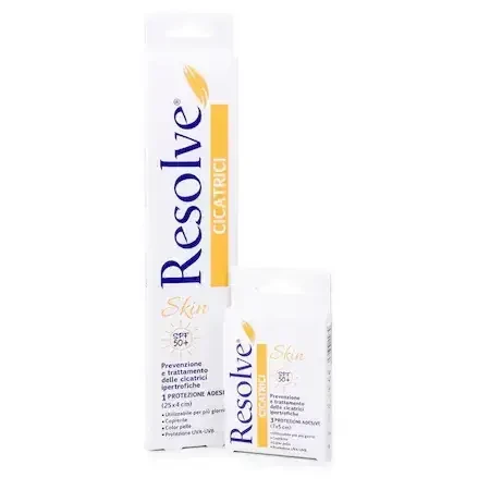 Пластырь от шрамов Resolve Skin SPF50+, 25 x 4 см, 1 штука, Pietrasanta Pharma: цены и характеристики
