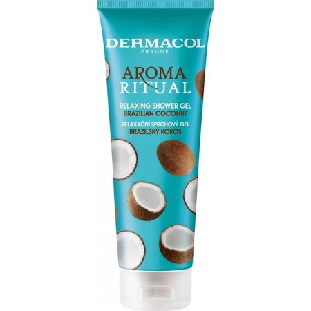 Гель для душу Dermacol Aroma Ritual розслабляючий бразильський кокос 1×250 мл, з кокосовою олією: ціни та характеристики