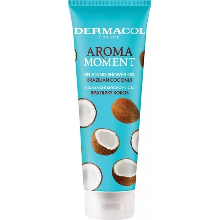 Гель для душу Dermacol Aroma Ritual розслабляючий бразильський кокос 1×250 мл, з кокосовою олією: ціни та характеристики