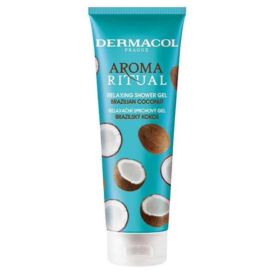 Гель для душу Dermacol Aroma Ritual розслабляючий бразильський кокос 1×250 мл, з кокосовою олією: ціни та характеристики