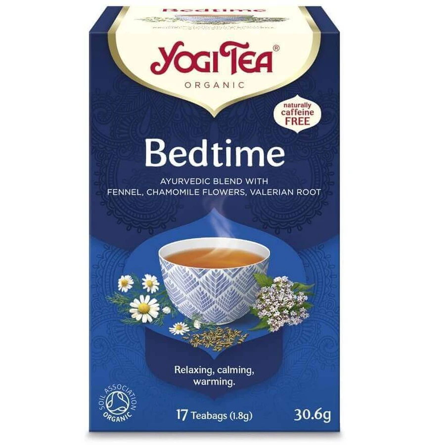Фіточай Yogi Tea Bedtime, заспокійливий, 17 пакетиків: ціни та характеристики