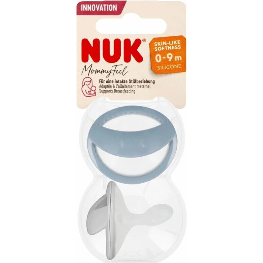 NUK Пустышка MommyFeel 0-9 м BOX 1×2 шт, соска: цены и характеристики