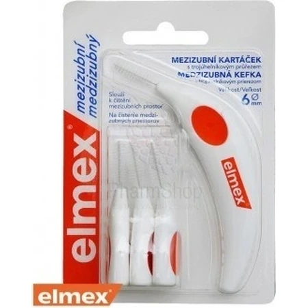 ELMEX INTERDENTAL Щітки міжзубні №6 помаранчеві 1×4 шт, міжзубні щітки: ціни та характеристики