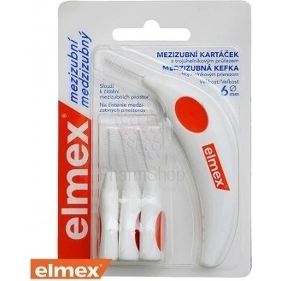 ELMEX INTERDENTAL Щітки міжзубні №6 помаранчеві 1×4 шт, міжзубні щітки: ціни та характеристики