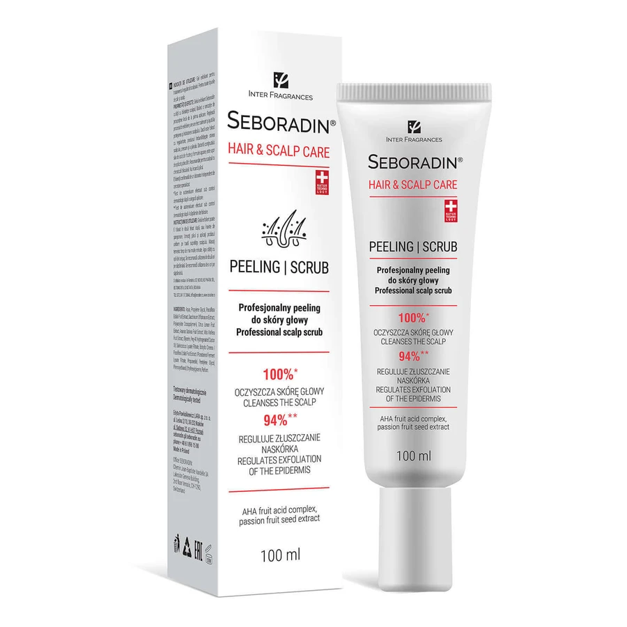 Seboradin Hair amp; Scalp Care Профессиональный скраб для кожи головы, 100 мл: цены и характеристики