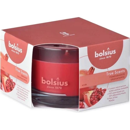Bolsius Aromatic 2.0 Glass 90x63mm Pomegranate, ароматическая свеча 1×1 шт, ароматическая свеча: цены и характеристики