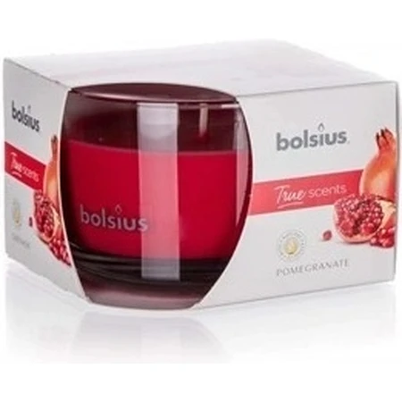 Bolsius Aromatic 2.0 Glass 90x63mm Pomegranate, ароматическая свеча 1×1 шт, ароматическая свеча: цены и характеристики