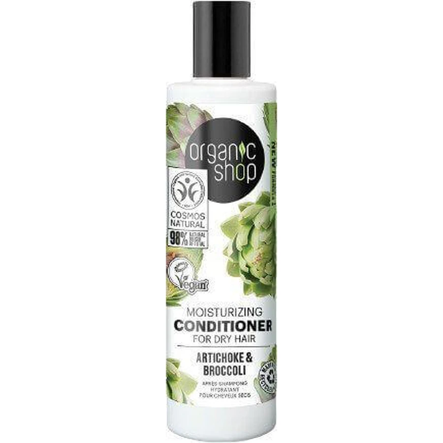 Organic Shop Зволожуючий кондиціонер для сухого волосся Артіока та броколі 280 мл: ціни та характеристики