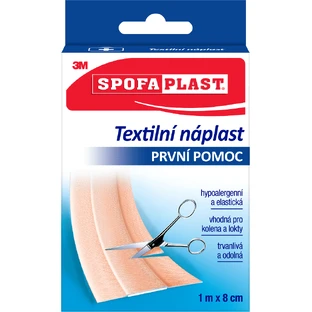 Spofaplast 3M Текстильный пластырь 8 см x 1 м