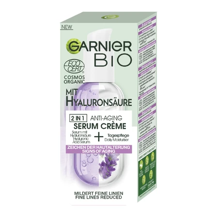 Garnier BIO Антивозрастная крем-сыворотка с эфирным маслом лаванды 30 мл: цены и характеристики