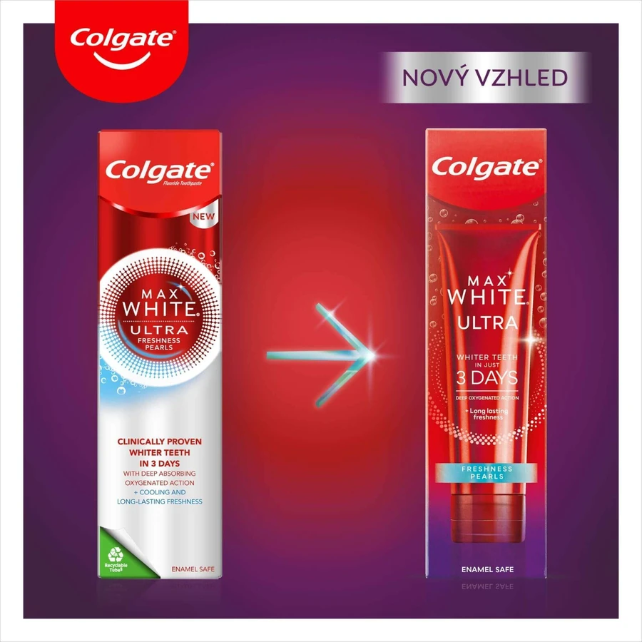 Colgate Max White Ultra Fresh Pearls, відбілююча зубна паста 50 мл: ціни та характеристики