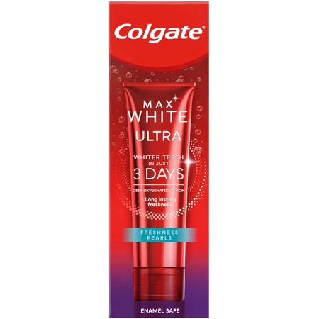Colgate Max White Ultra Fresh Pearls, відбілююча зубна паста 50 мл: ціни та характеристики