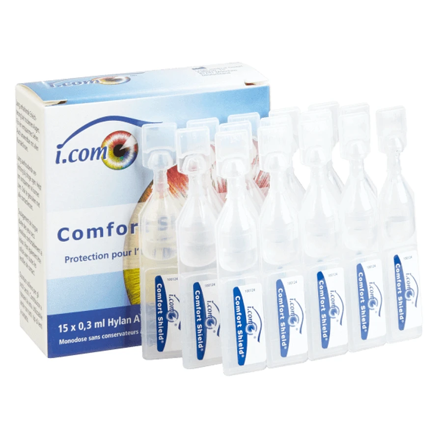 Глазные капли I.COM Comfort Shield SD, 15 доз по 0,3 мл: цены и характеристики