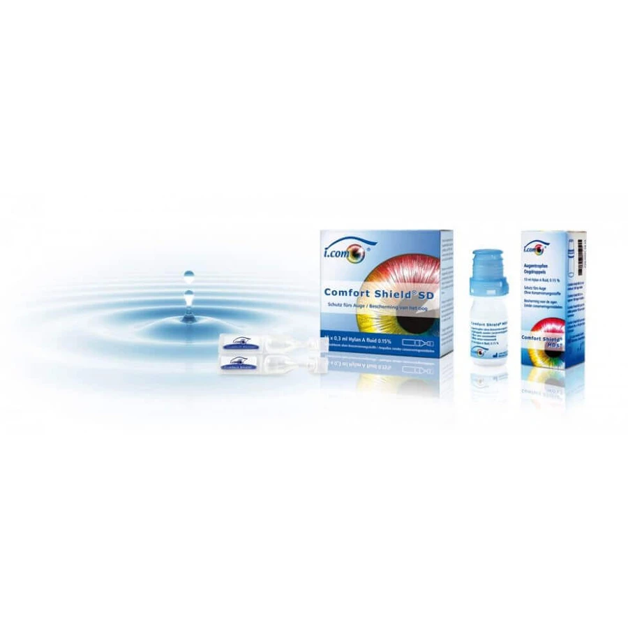 Глазные капли I.COM Comfort Shield SD, 15 доз по 0,3 мл: цены и характеристики