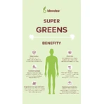 Blendea Supergreens BIO 5 зеленых суперфудов 90 г: цены и характеристики