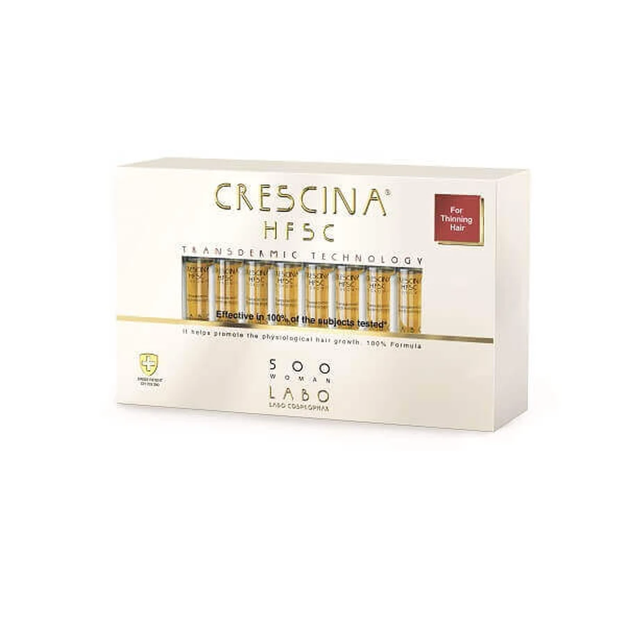 Crescina Transdermic Re-Growth HFSC 500 WOMAN, 20 INTAIL, Labo: ціни та характеристики