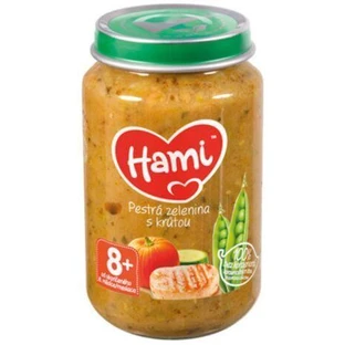 Пюре Hami Разнообразные овощи с морковью 200 г