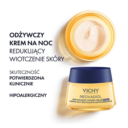 Vichy, Нічний крем для обличчя після менопаузи Neovadiol, 50 мл: ціни та характеристики