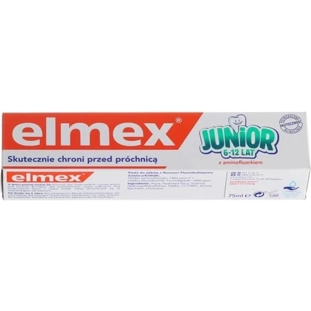 ELMEX JUNIOR TOOTH PASTE 1×75 мл, детская зубная паста: цены и характеристики