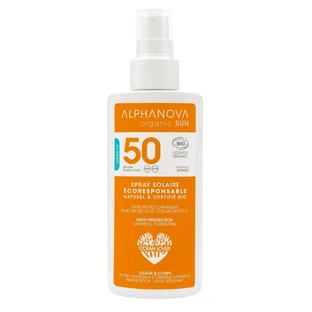 Alphanova Sun Bio, солнцезащитный спрей, гипоаллергенный, SPF 50, 125 г