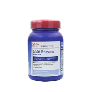 Gnc Превентивне харчування мультиензимне, формула травних ферментів, 90 капс.