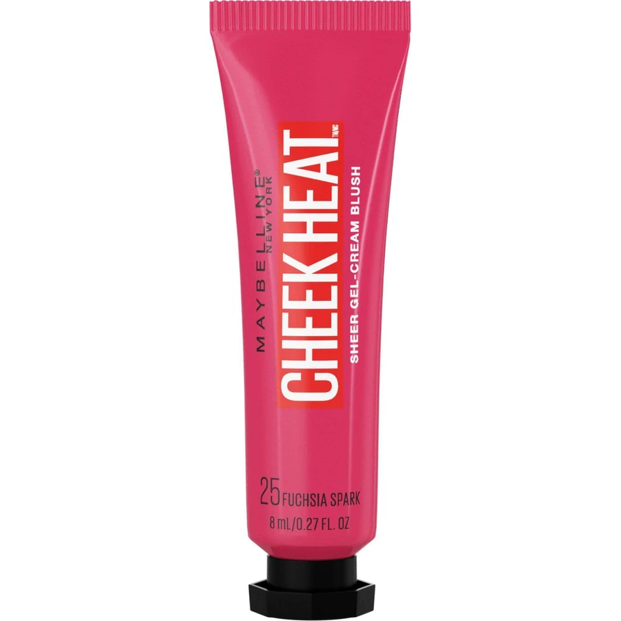 Рум'яна гель-кремові Maybelline New York Cheek Heat 25 Fuchsia Spark Рум'яна-крем Maybelline New York Cheek Heat 25 Fuchsia Spark 8 мл: ціни та характеристики