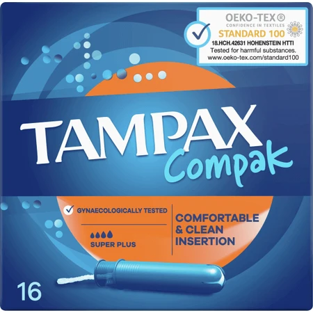 Tampax Compact Super plus 16 шт: цены и характеристики