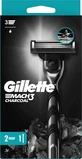 Угольная бритва Gillette, 1 шт.