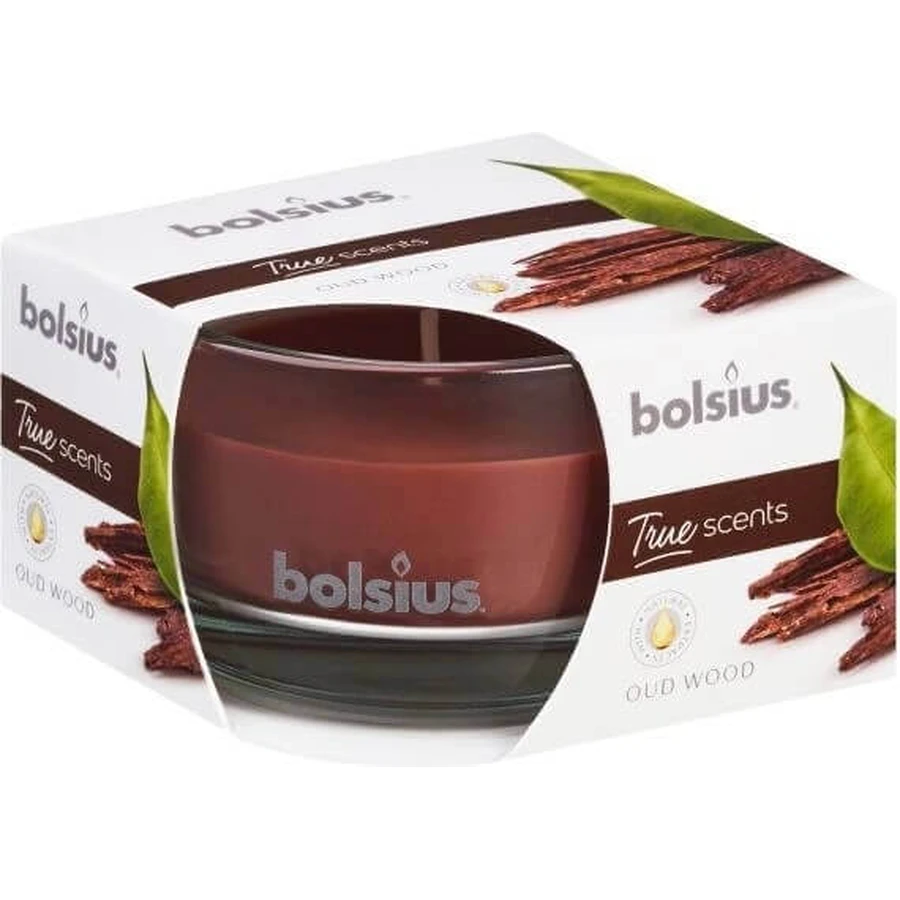 Bolsius Aromatic 2.0 Скло 80x50мм дерево уд, ароматична свічка 1×1 шт, ароматична свічка: ціни та характеристики
