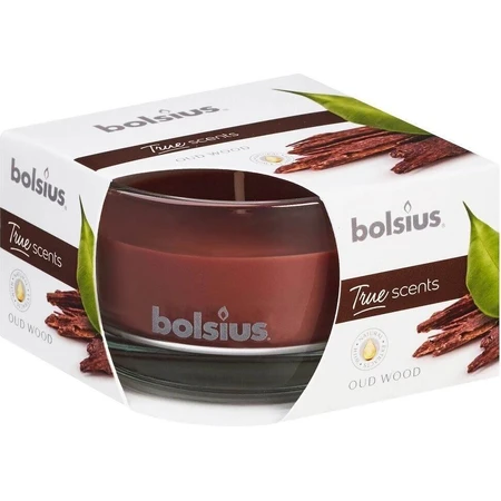 Bolsius Aromatic 2.0 Скло 80x50мм дерево уд, ароматична свічка 1×1 шт, ароматична свічка: ціни та характеристики