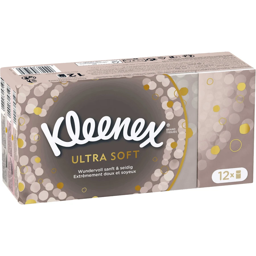 Салфетки Kleenex® Ultra Soft Hanks 12 x 9 шт.: цены и характеристики