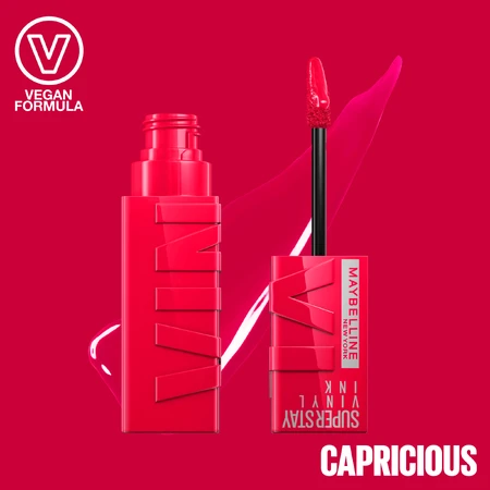 Рідка помада Maybelline New York Superstay Vinyl Ink 45 Capricious, 4,2 мл: ціни та характеристики