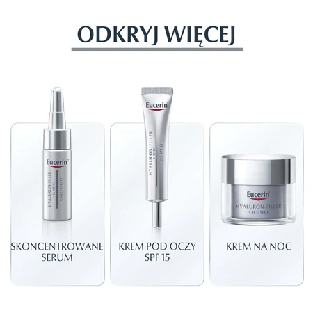 Eucerin Hyaluron-Filler, дневной крем против морщин с гиалуроновой кислотой, сухая кожа, SPF 15, 50 мл: цены и характеристики