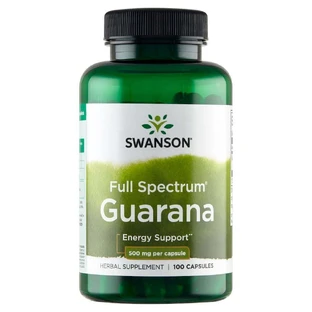 Swanson Full Spectrum Guarana, семена гуараны, 100 капсул