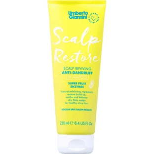 Шампунь для волос Umberto Giannini Scalp Restore Anti-Dandruff Shampoo против перхоти с фруктовыми энзимами, 250 мл