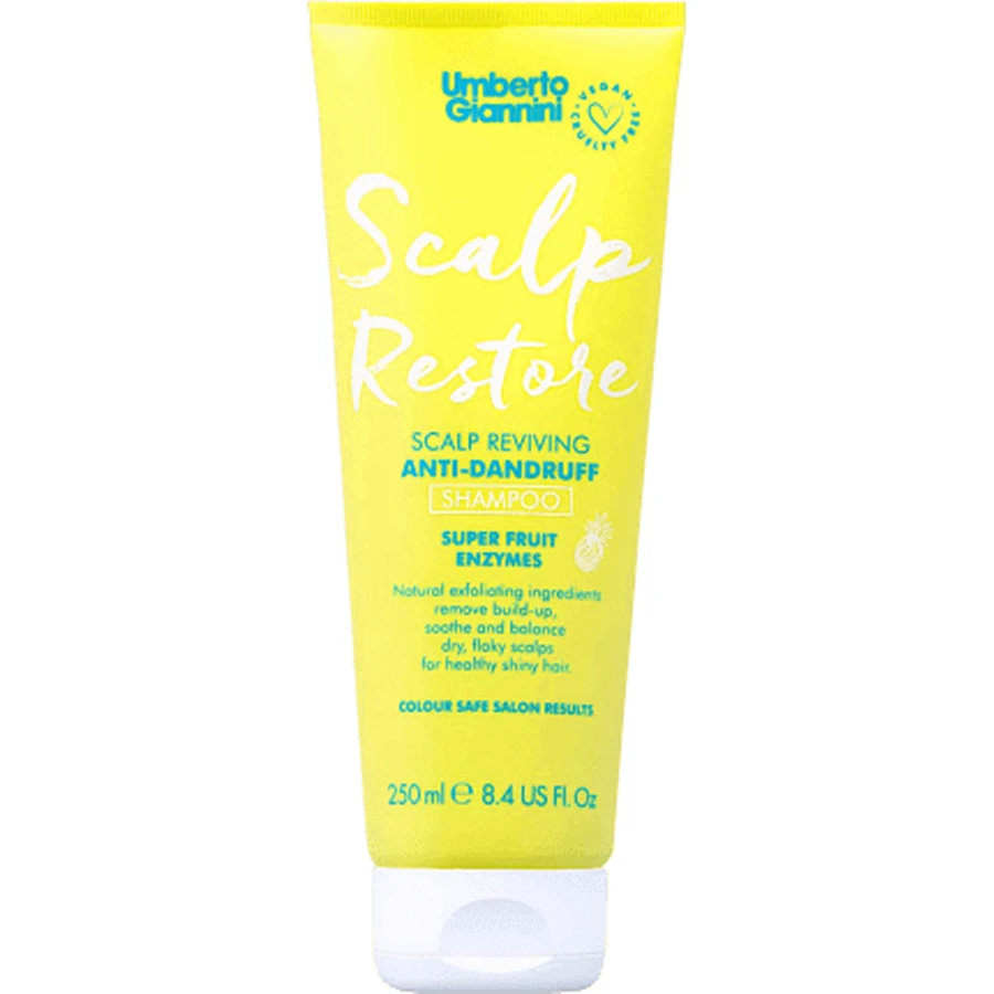 Шампунь для волос Umberto Giannini Scalp Restore Anti-Dandruff Shampoo против перхоти с фруктовыми энзимами, 250 мл: цены и характеристики