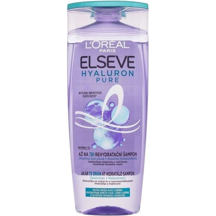L'Oréal Paris Elseve Hyaluron Pure ampón, 250 мл 1×250 мл, ampón: цены и характеристики