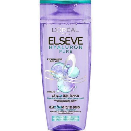 L'Oréal Paris Elseve Hyaluron Pure ampón, 250 мл 1×250 мл, ampón: цены и характеристики