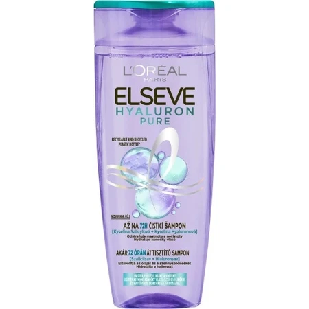 L'Oréal Paris Elseve Hyaluron Pure ampón, 250 мл 1×250 мл, ampón: цены и характеристики