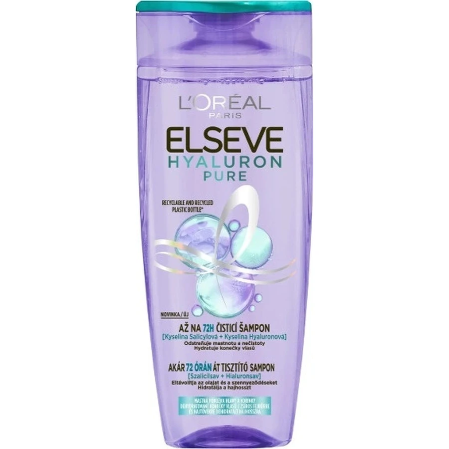 L'Oréal Paris Elseve Hyaluron Pure ampón, 250 мл 1×250 мл, ampón: цены и характеристики