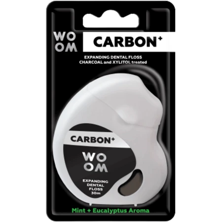Зубная нить Woom Carbon+ Expanding 30 м: цены и характеристики