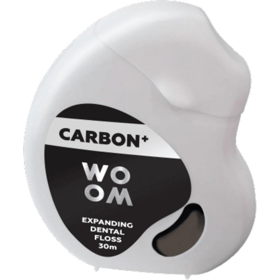 Зубная нить Woom Carbon+ Expanding 30 м: цены и характеристики